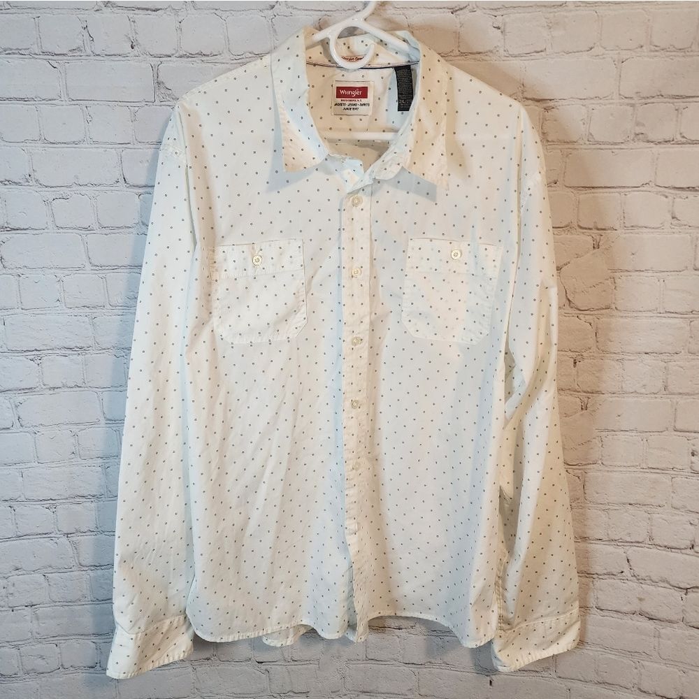 Men's Wrangler longsleeve button-down shirt, size XXL